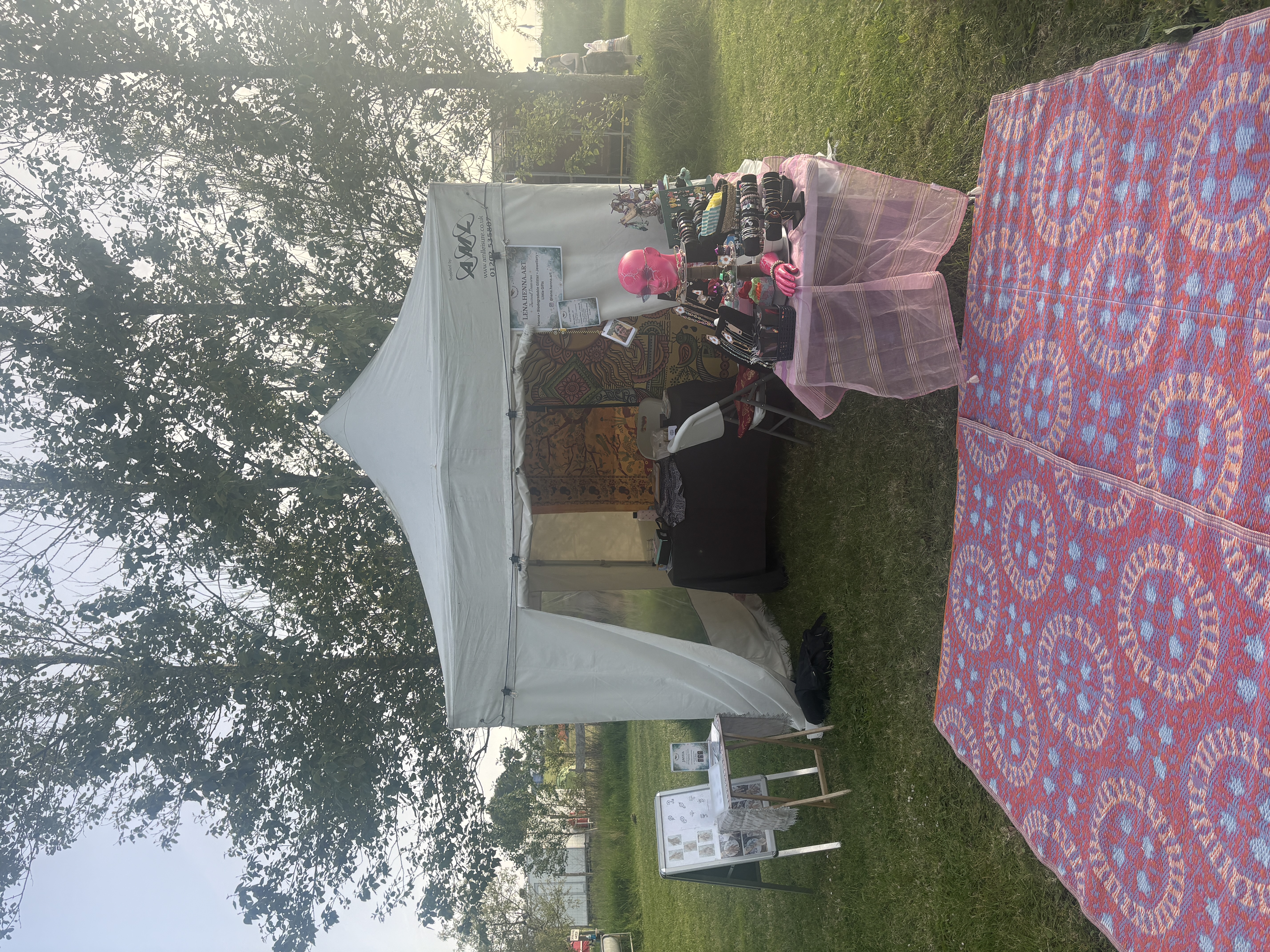 The Lena Henna Art festival stall